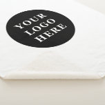 Elegant & Sleek Black QR Code Sherpa Blanket<br><div class="desc">This design is accessible to all. Feel free to customise the logo,  images,  tStylish Black QR Code Design | Elegant Brandext,  and colours according to your preferences. Thank you very much.</div>