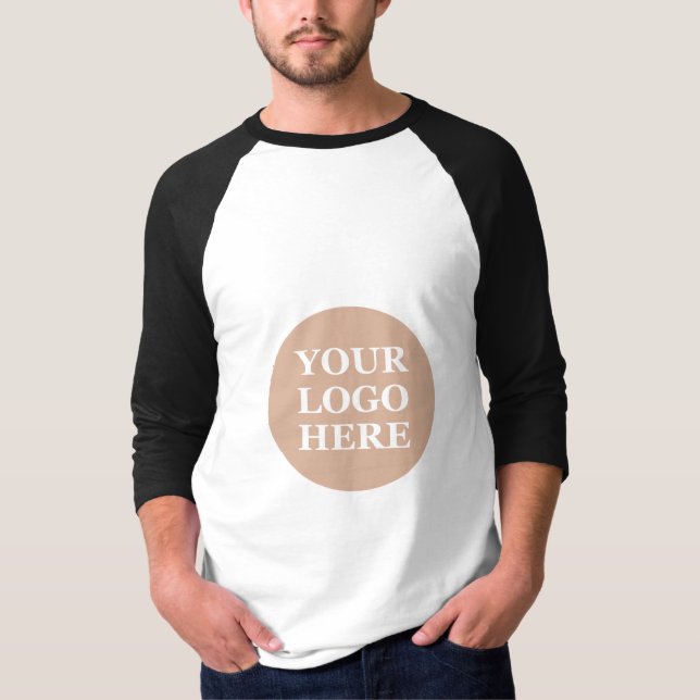 Elegant & Sleek Black QR Code T-Shirt (Front)