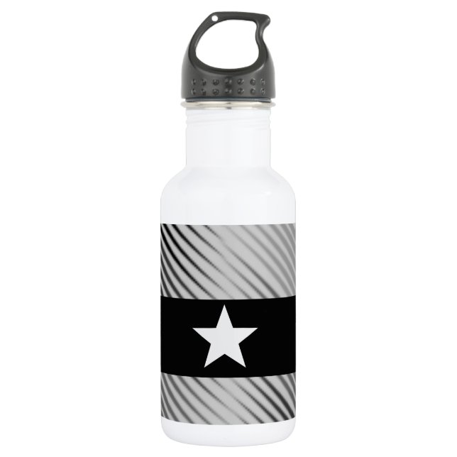 Elegant Sliver Star 532 Ml Water Bottle (Front)
