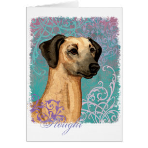 Elegant Sloughi Card