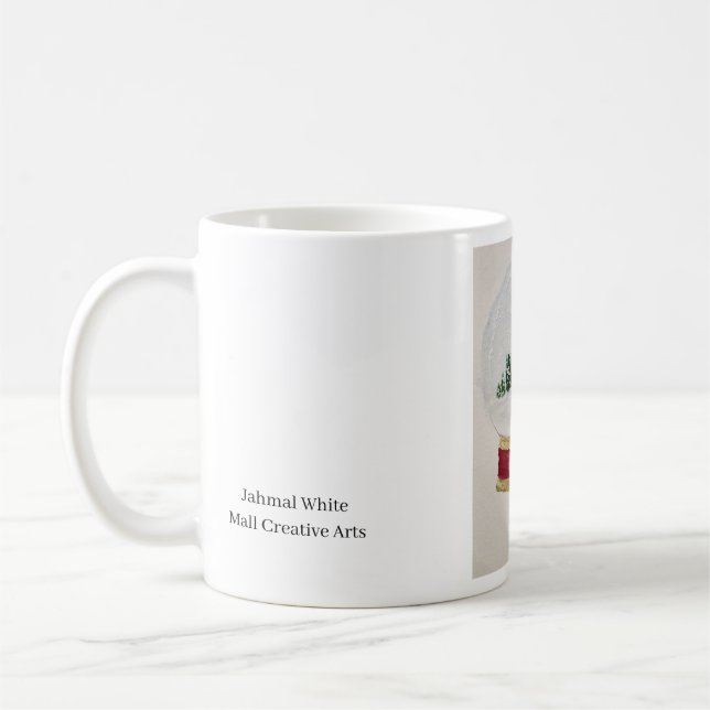 Elegant Slow Globe Winter Coffee Mug (Left)