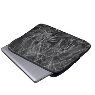 Elegant Smoke Swirls – Mystical Aesthetics Laptop Sleeve
