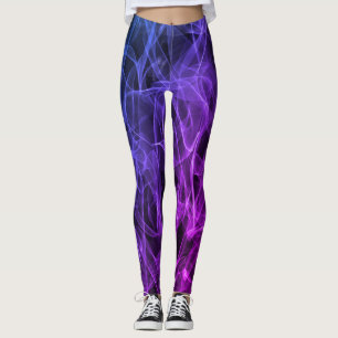 Elegant Smoke Swirls – Mystical Aesthetics Leggings