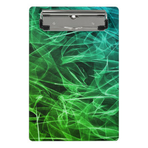 Elegant Smoke Swirls – Mystical Aesthetics Mini Clipboard