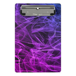 Elegant Smoke Swirls – Mystical Aesthetics Mini Clipboard