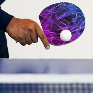 Elegant Smoke Swirls – Mystical Aesthetics  Ping Pong Paddle