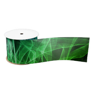 Elegant Smoke Swirls – Mystical Aesthetics  Satin Ribbon