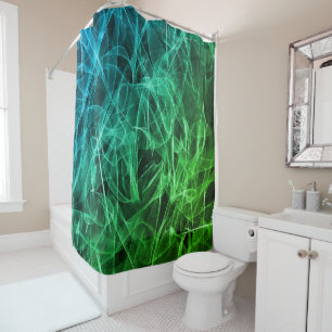 Elegant Smoke Swirls – Mystical Aesthetics Shower Curtain