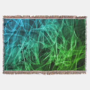 Elegant Smoke Swirls – Mystical Aesthetics Throw Blanket