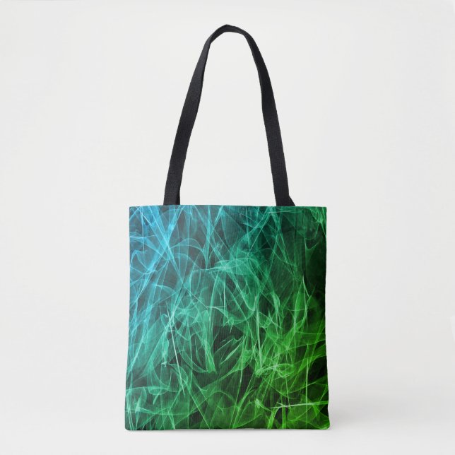 Elegant Smoke Swirls – Mystical Aesthetics  Tote Bag (Front)