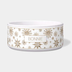 Elegant Snowflake Gold Christmas Minimalist Winter