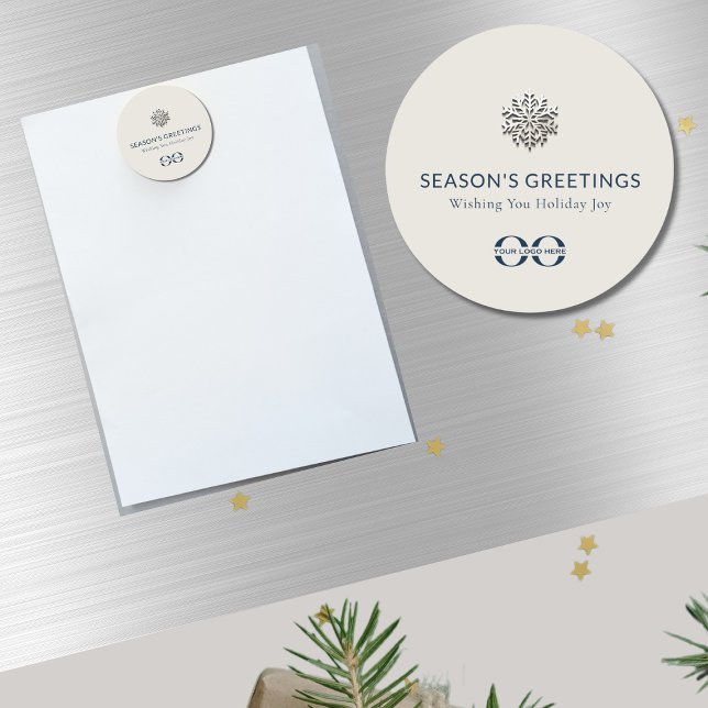 Elegant Snowflake Holiday Magnet (Creator Uploaded)