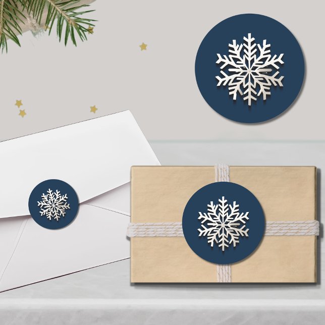 Elegant Snowflake Holiday Sticker (Creator Uploaded)
