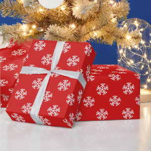 Elegant Snowflakes Holiday Wrapping Paper