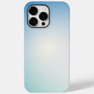 Elegant Soft Blue & White Ombre Case-Mate iPhone 14 Pro Max Case