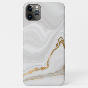  Elegant Soft Blue & White Ombre iPhone 11 Pro Max Case