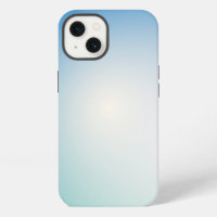 Elegant Soft Blue & White Ombre