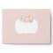Elegant Soft Blush Pink Floral 5x7 Card Wedding A7