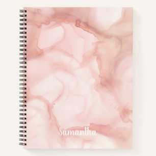 Elegant Soft Blush Pink Pastel Notebook Journal 