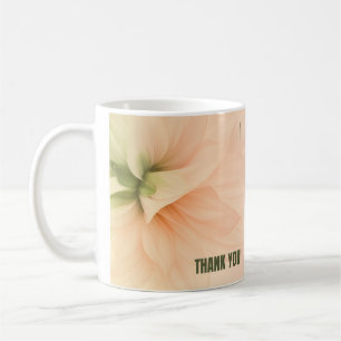 Elegant Soft Floral Thank You Coffee Mug