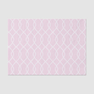 Elegant Soft Pink Wave Pattern Tissue Paper