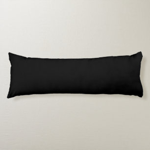 Elegant Solid Black Body Cushion