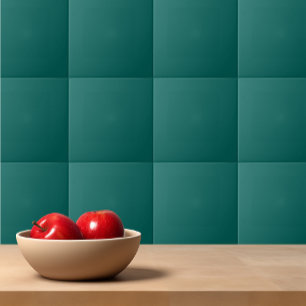 Elegant solid colour plain Alpine Green Ceramic Tile