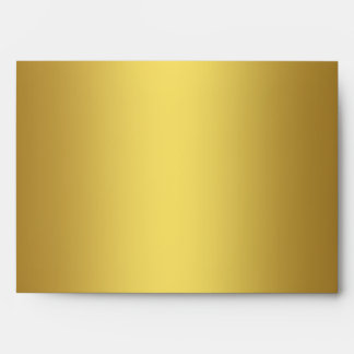 Elegant Solid Gold Linen Envelope