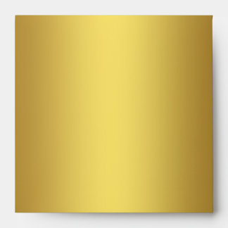 Elegant Solid Gold Linen Envelope