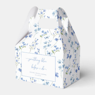 Elegant Something Blue Before I do Bridal Shower Favour Box