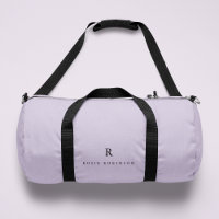 Elegant Sophisticated Classic Monogram Lilac