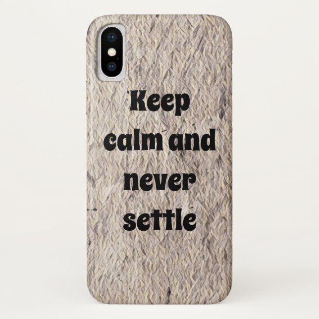 Elegant Sophisticated Inspirational Message Case-Mate iPhone Case (Back)