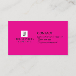 Elegant Spa Services Business Card Custom Logo