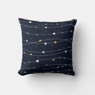 Elegant Space Background With Shining Stars  Cushion