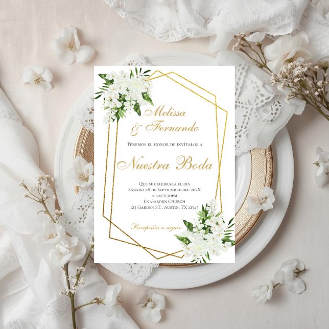 Elegant Spanish Wedding Invitation (Creator Uploaded)
