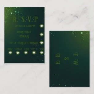 Elegant Sparkle Wedding  Enclosure Card