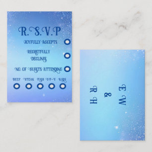 Elegant Sparkle Wedding  Enclosure Card