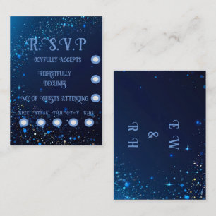Elegant Sparkle Wedding  Enclosure Card