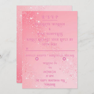 Elegant Sparkle Wedding  Invitation