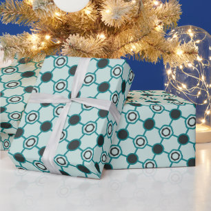 Elegant Sparkling Monogram Artistic Valentines Day Wrapping Paper