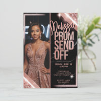 Elegant Sparkling Pink Prom Send Off DIY Photo