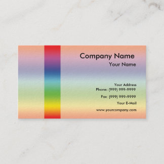 Elegant spectrum business card