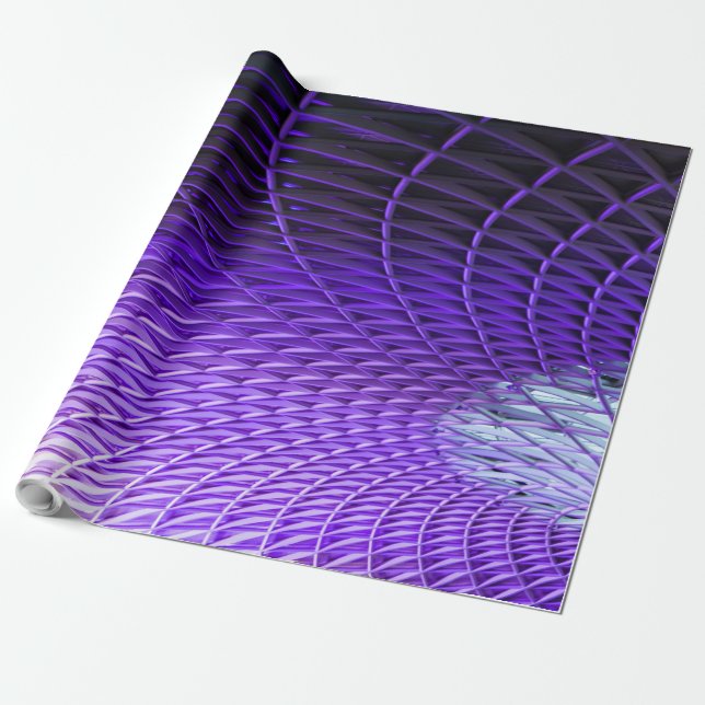 "Elegant Spider Web Wrapping Paper" Paper (Unrolled)