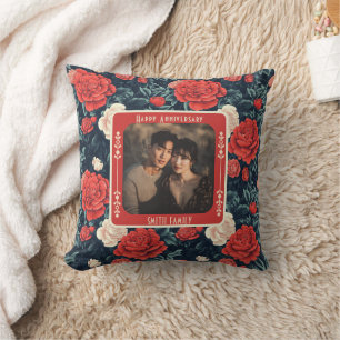 Elegant Spouse Golden Anniversary  Throw Pillow 
