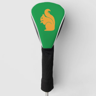 Elegant Squirrel Monogram Personalised  Golf Head Cover