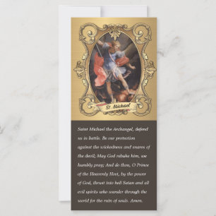 Elegant St. Michael Prayer Religious