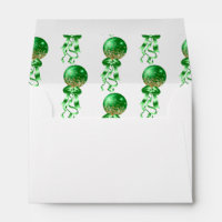Elegant ST patrick day Green Watercolor Balloon 