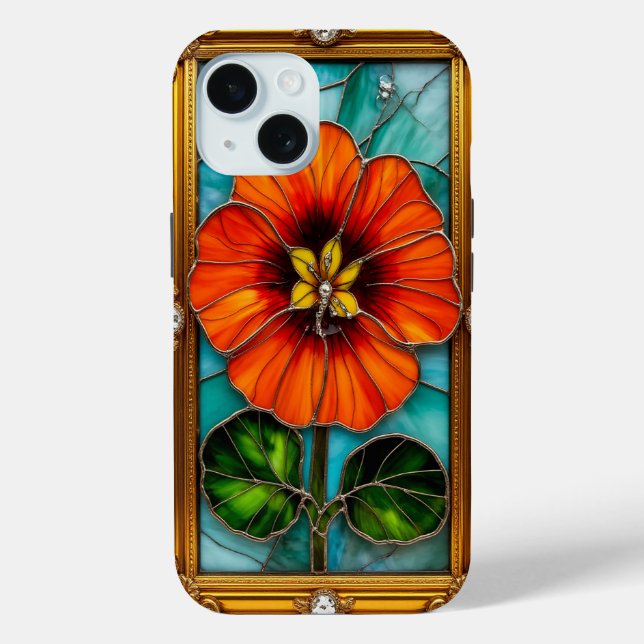 Elegant Stained Glass Artwork Case-Mate iPhone Case (Back)