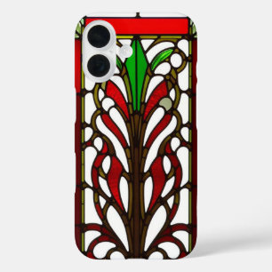 Elegant Stained Glass Panel  iPhone 16 Case