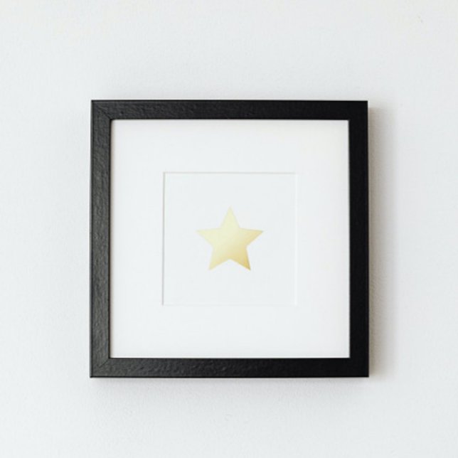 Elegant Star Real Gold Foil Prints (Creator Uploaded)